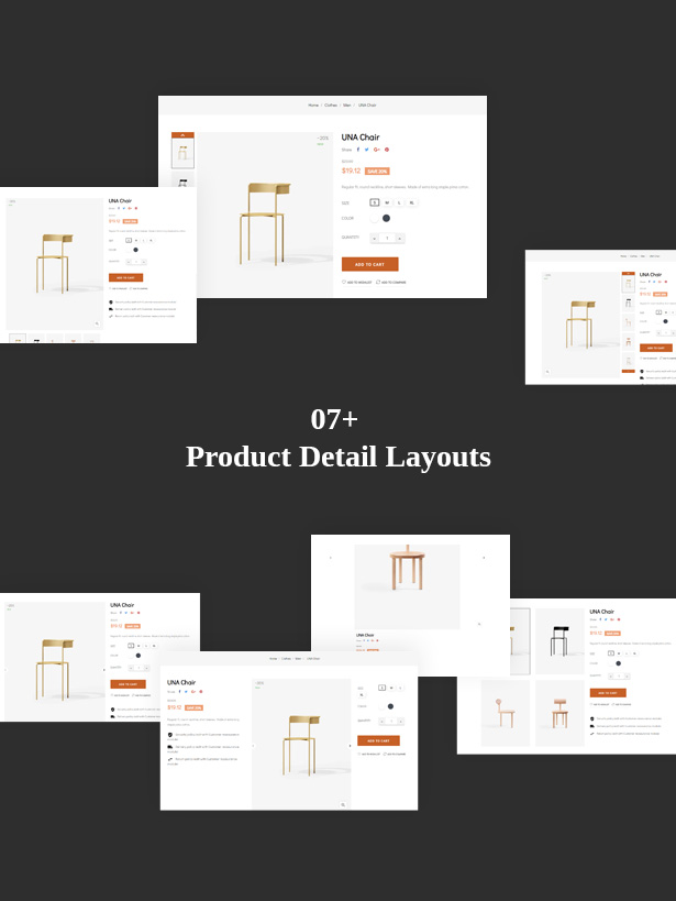 Various Style for Product Page