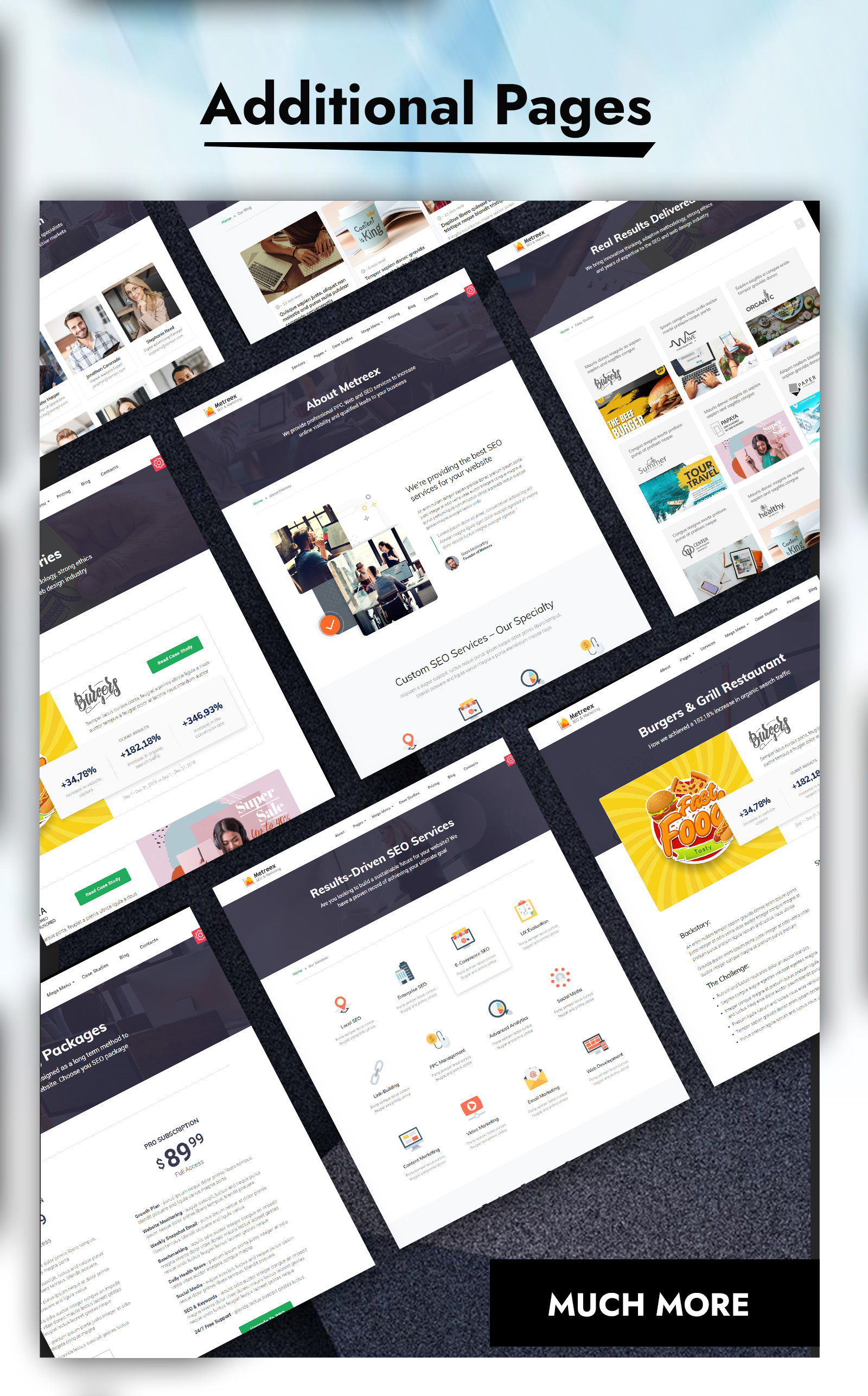 Metreex - SEO Marketing WordPress Theme - 6