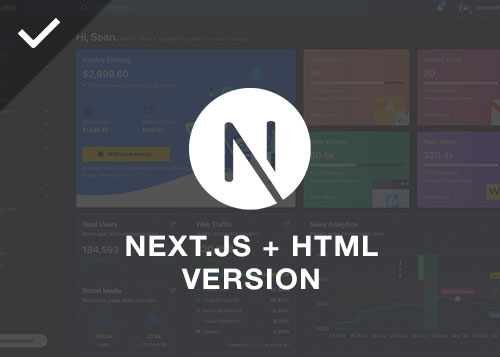 Studio - Next.js 15.x + HTML Admin Template - 8
