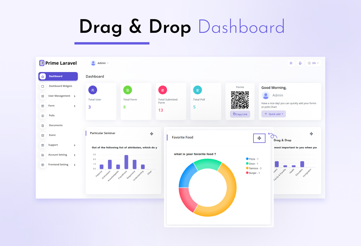 Prime Laravel Saas - Form builder & Poll Management System - 4