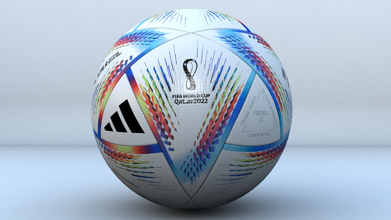 Official Al Rihla 3d model. Qatar World Cup 2022. Ready for render. NO PLUGINS. - 1