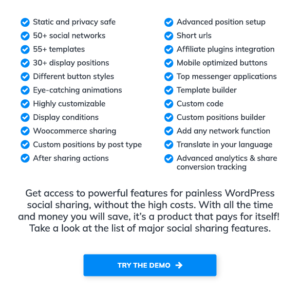 Easy Social Share Buttons for WordPress