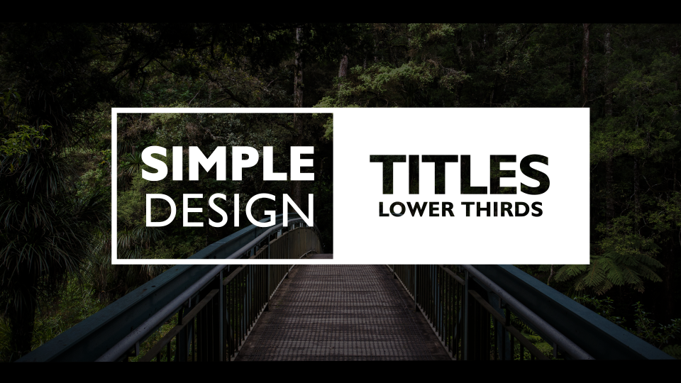 30 Simple Titles for Final Cut Pro X 19631556 - Free After Effects Templates | VideoHive 