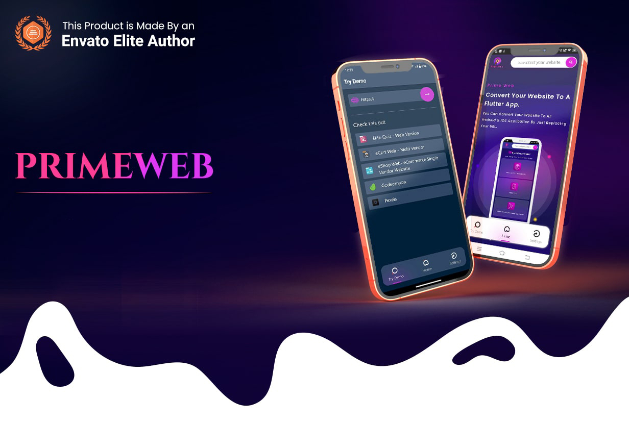 Prime Web - Convert Website to a Flutter App | Web View App | Web to App - 5
