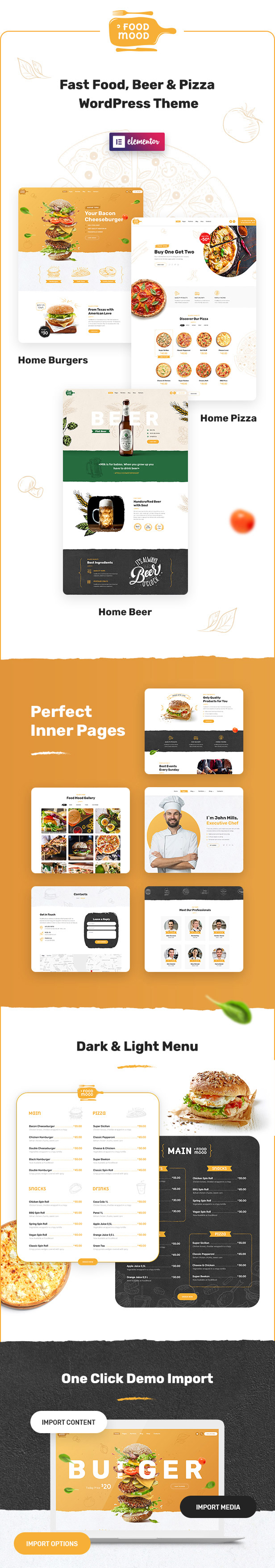 Foodmood - Cafe & Delivery WordPress Theme - 1