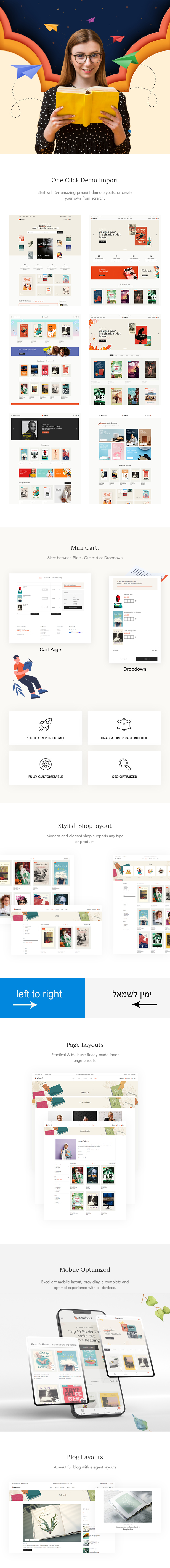 Oriobook – Book Store WooCommerce WordPress Theme - 1