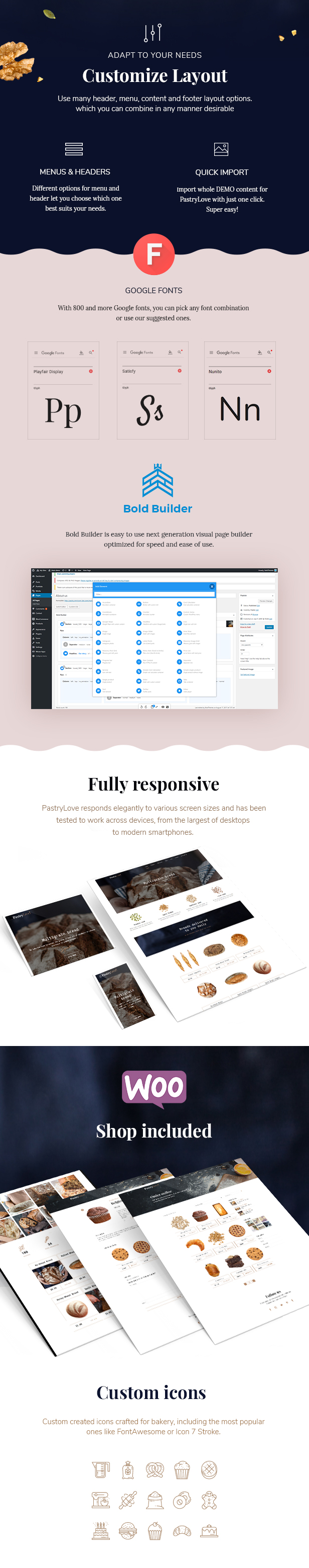 Pastry Love - Bakery & Cake Shop WordPress Theme - 6