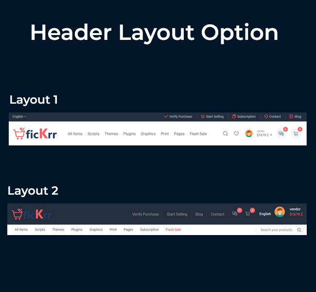 Header Layout