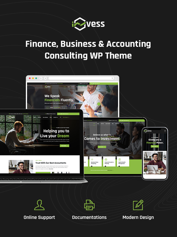 Invess Accounting & Consulting WordPress Theme