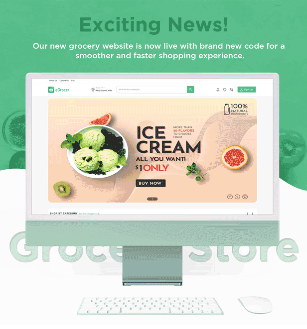 eGrocer - Online Multi Vendor Grocery Store, eCommerce Marketplace Flutter Full App with Admin Panel - 19