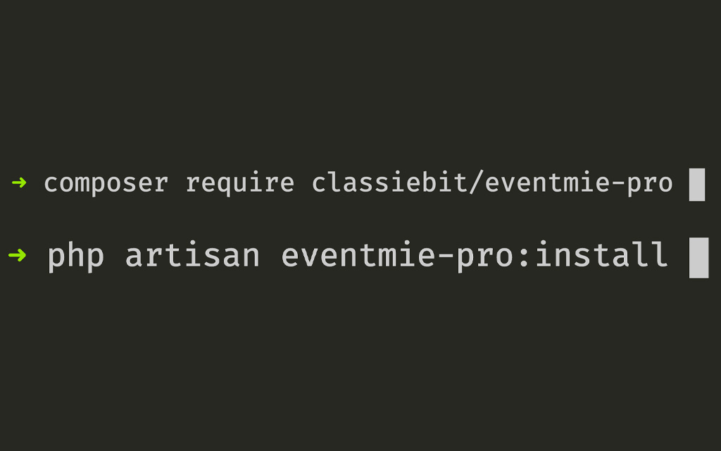 eventmie-Install via Composer