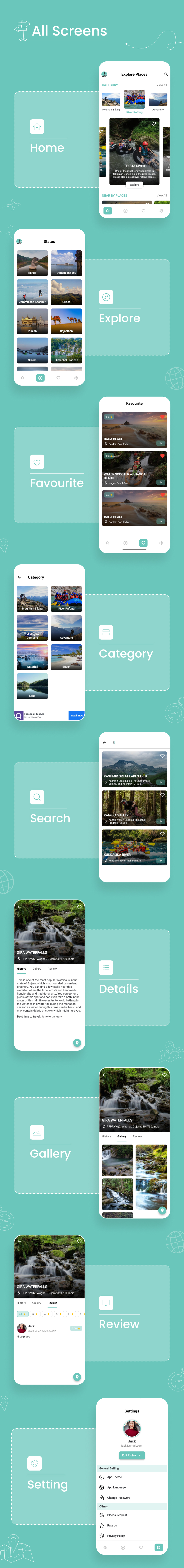 Explore Places - Flutter Places App with Firebase Backend | Place App | With AI - 13