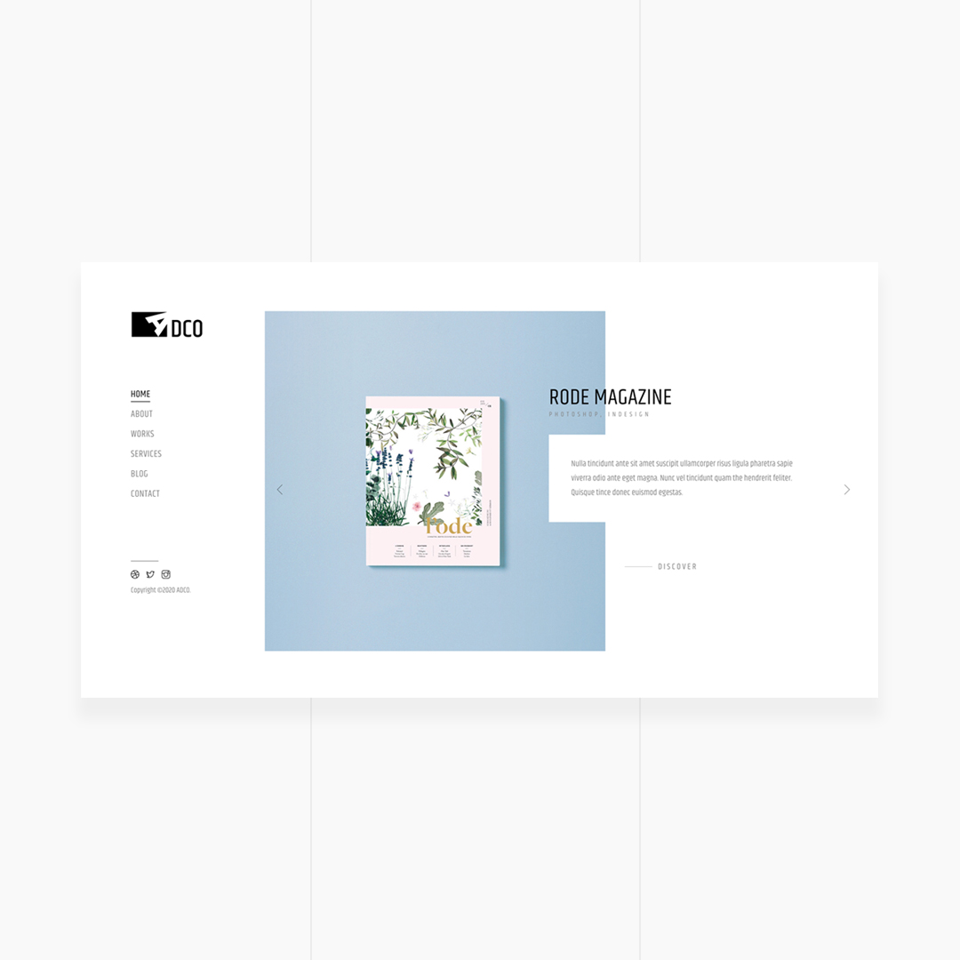ADCO - Creative Portfolio Agency Template