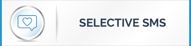 Selective SMS Sending Feature