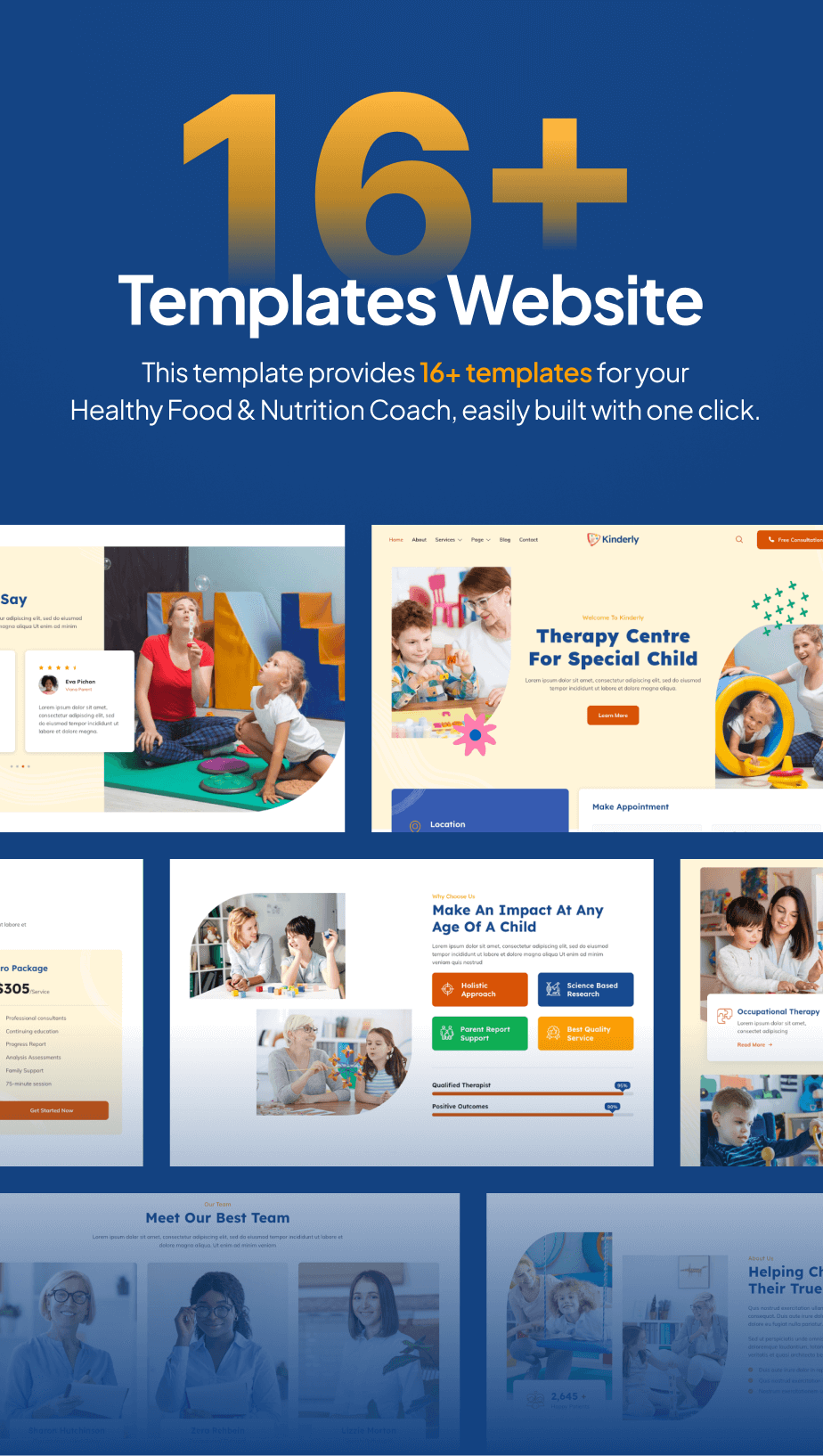 Kinderly – Child Therapist & Psychologist FSE WordPress Theme - 4
