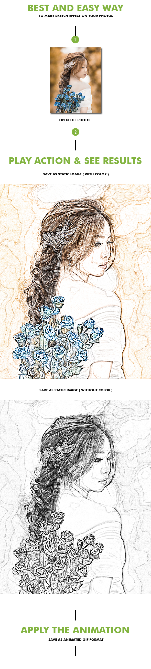 Gif Animated Sketch Photoshop Action - 2