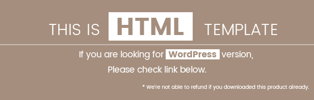 HTML Template Notice