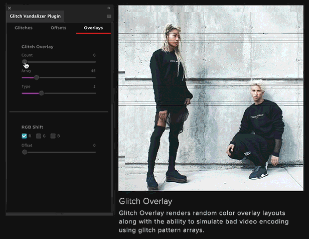 Glitch Vandalizer - Photoshop Plugin Glitch Ovelay1