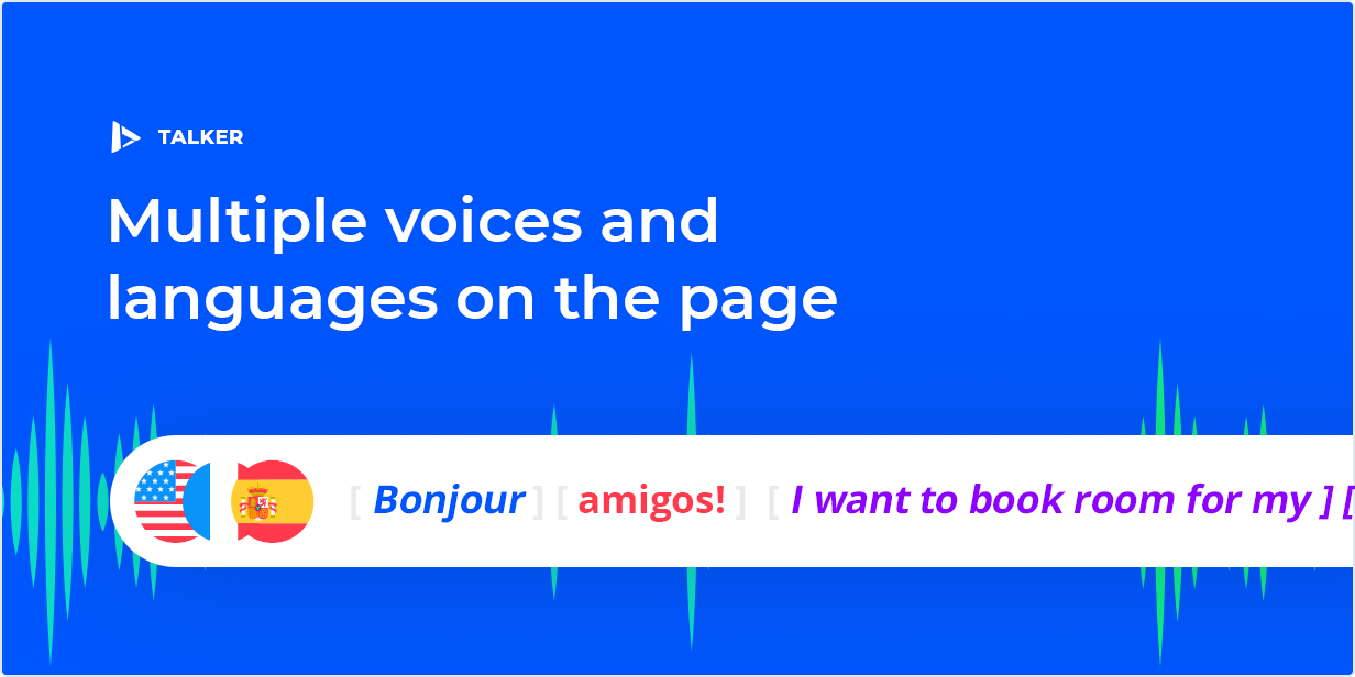 Multiple voices and languages on the page