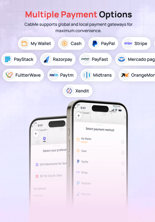 CabME - Flutter Complete Taxi app | Taxi Booking Solution - 5