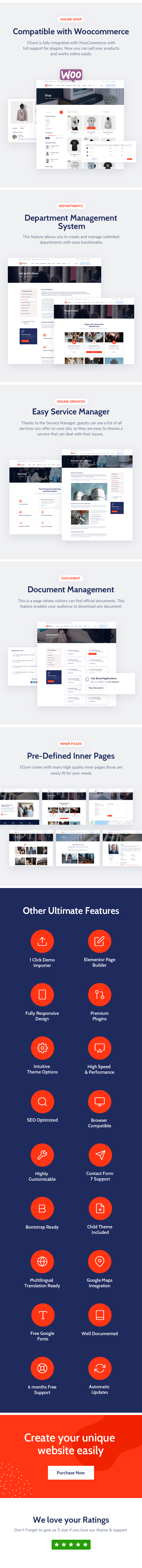 EGovt - City Government WordPress Theme