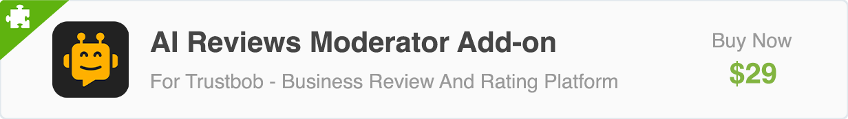 Trustbob - Business Review And Rating Platform (SAAS) - 1