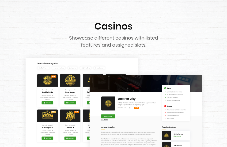 Coinflip - Casino Affiliate & Gambling WordPress Theme - 4