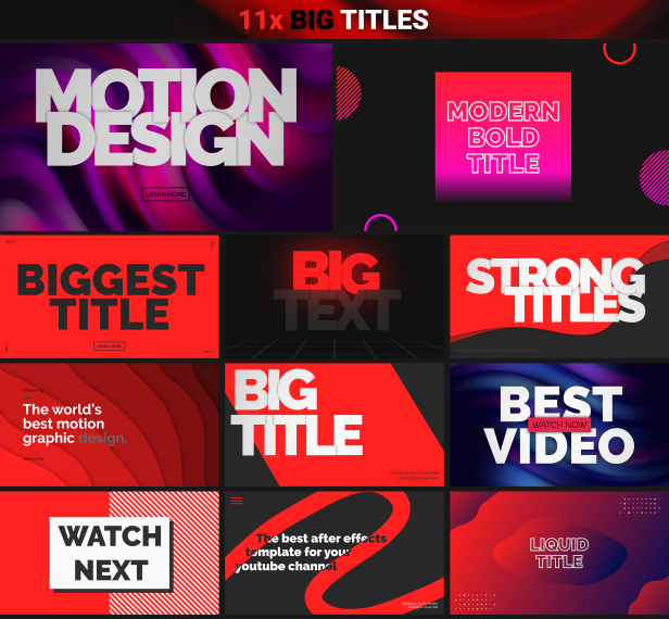 Youtube Pack - MOGRT for Premiere - 5