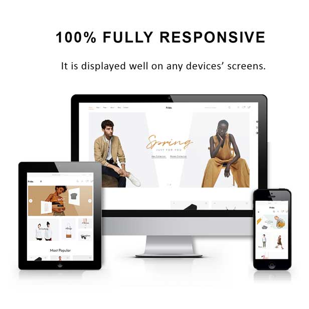 fashion themes 2019 - fully responsive design