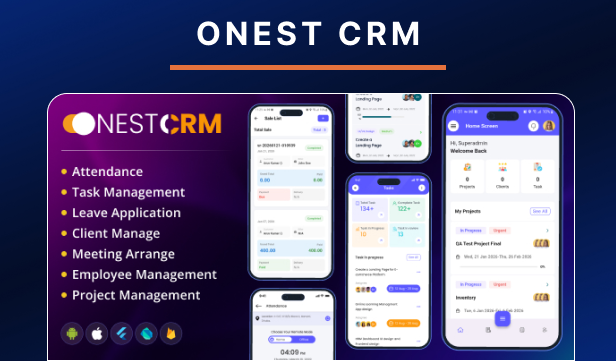 Complete CRM system for customer management, workflow organization, and team productivity.