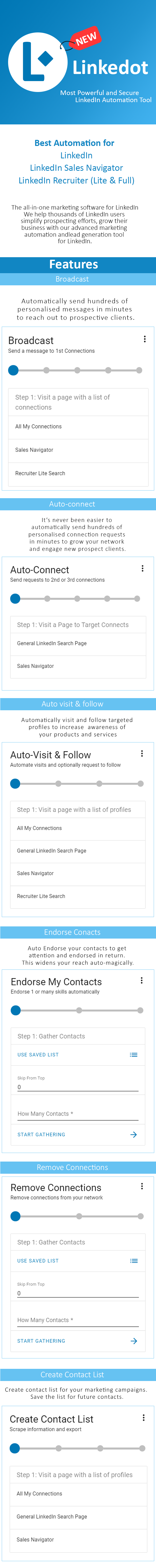 Linkedot - Linkedin Automation Tool - 2