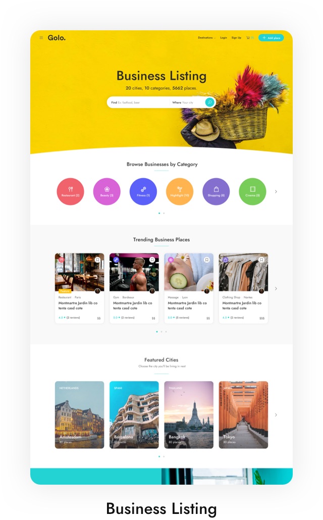 Business Listing WordPress Theme