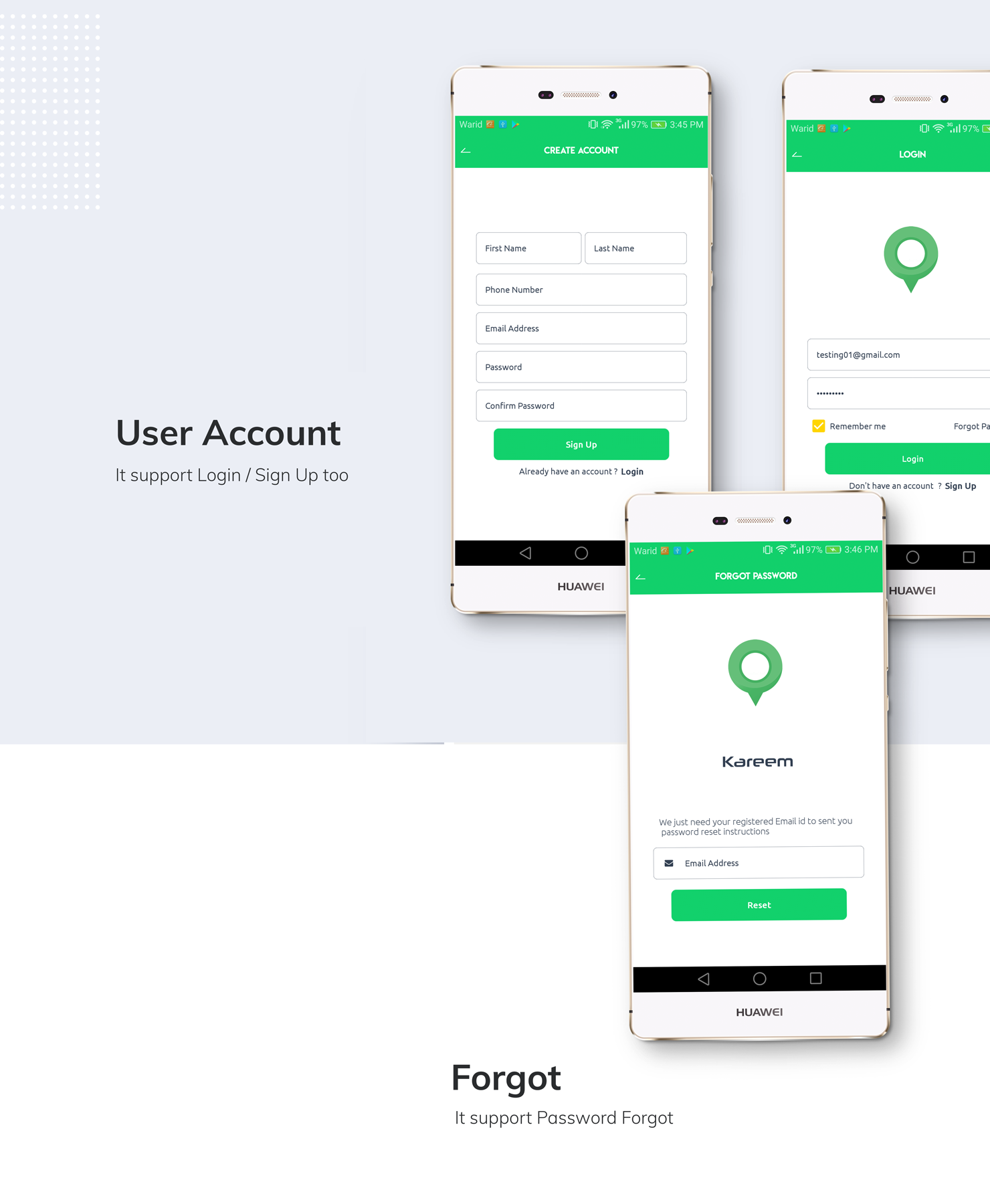 Kareem Taxi App - Cab Booking Solution + admin panel - 11