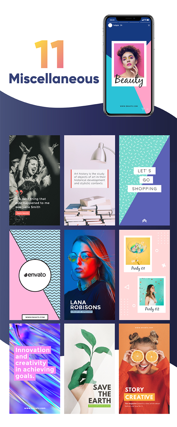 Instagram Stories » Free After Effects Template