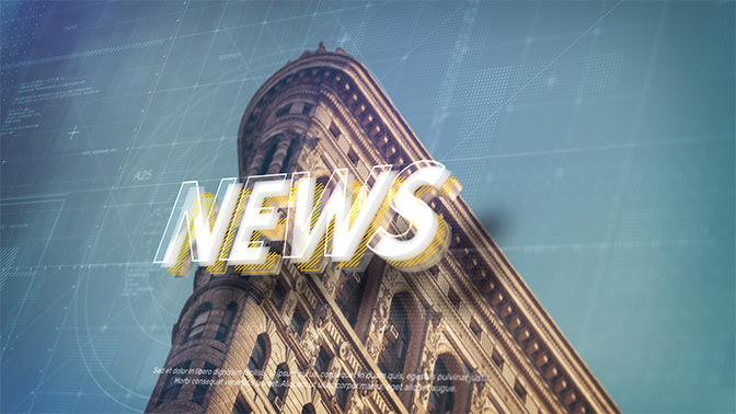 Technology Typography - Broadcast Intro - 5