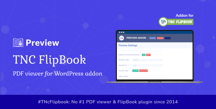 Xem trước - TNC FlipBook - Trình xem PDF cho WordPress Addon