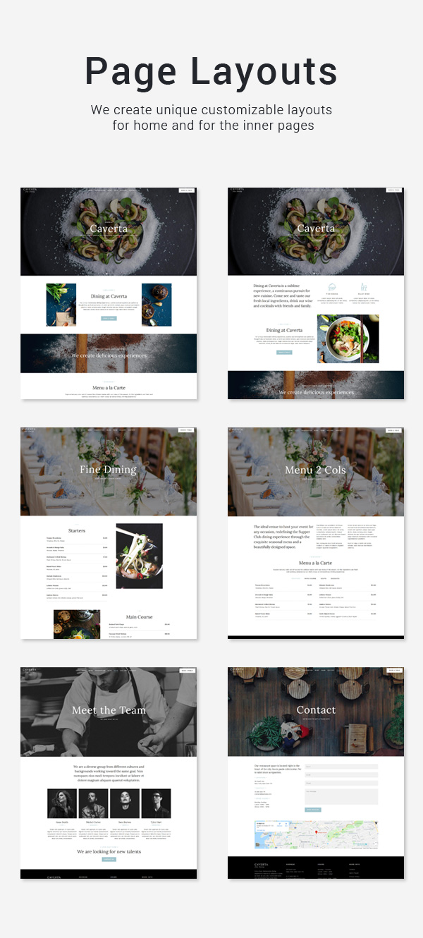 Caverta - Fine Dining Restaurant WordPress Theme - 2