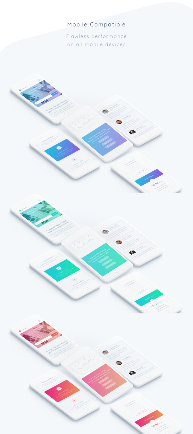 Hexagon - Agency, Startup and SaaS Template - 2