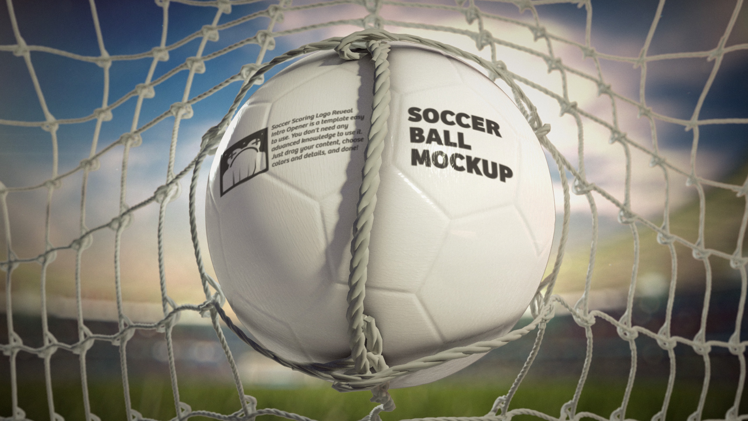Soccer Scoring Logo Reveal Intro Opener Frontal Premiere - 3