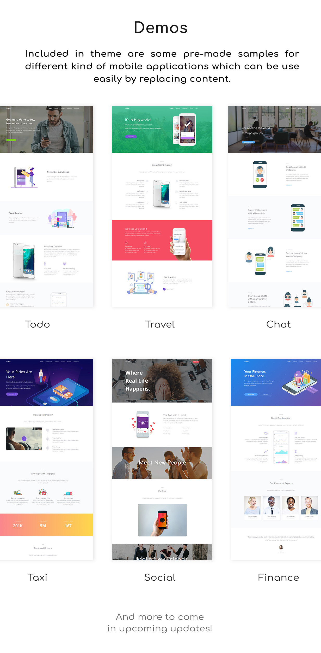 theapp demos