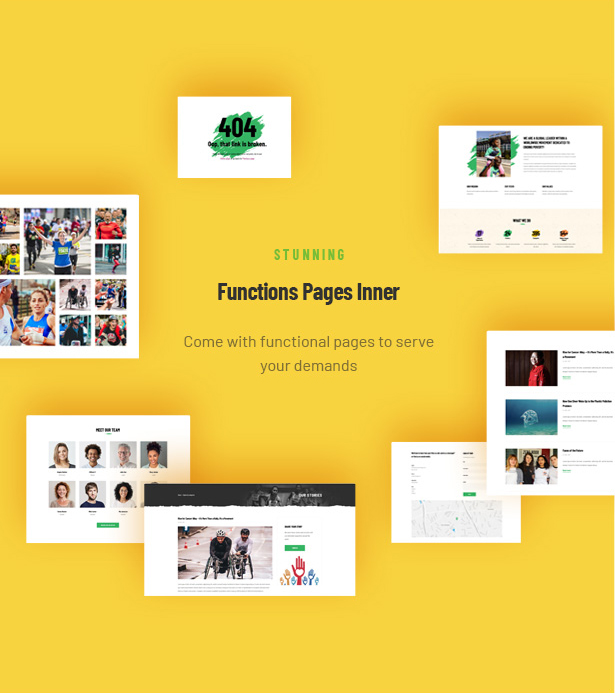 Worldlife Fucntional Pages