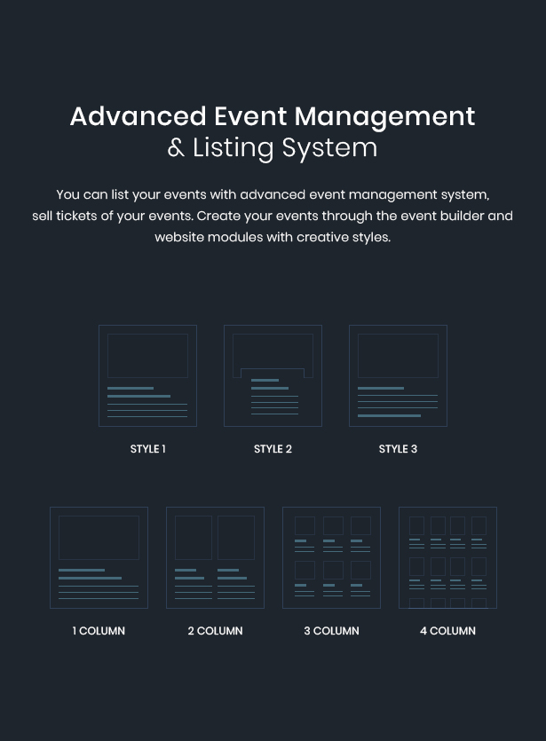 WordPress event listing theme