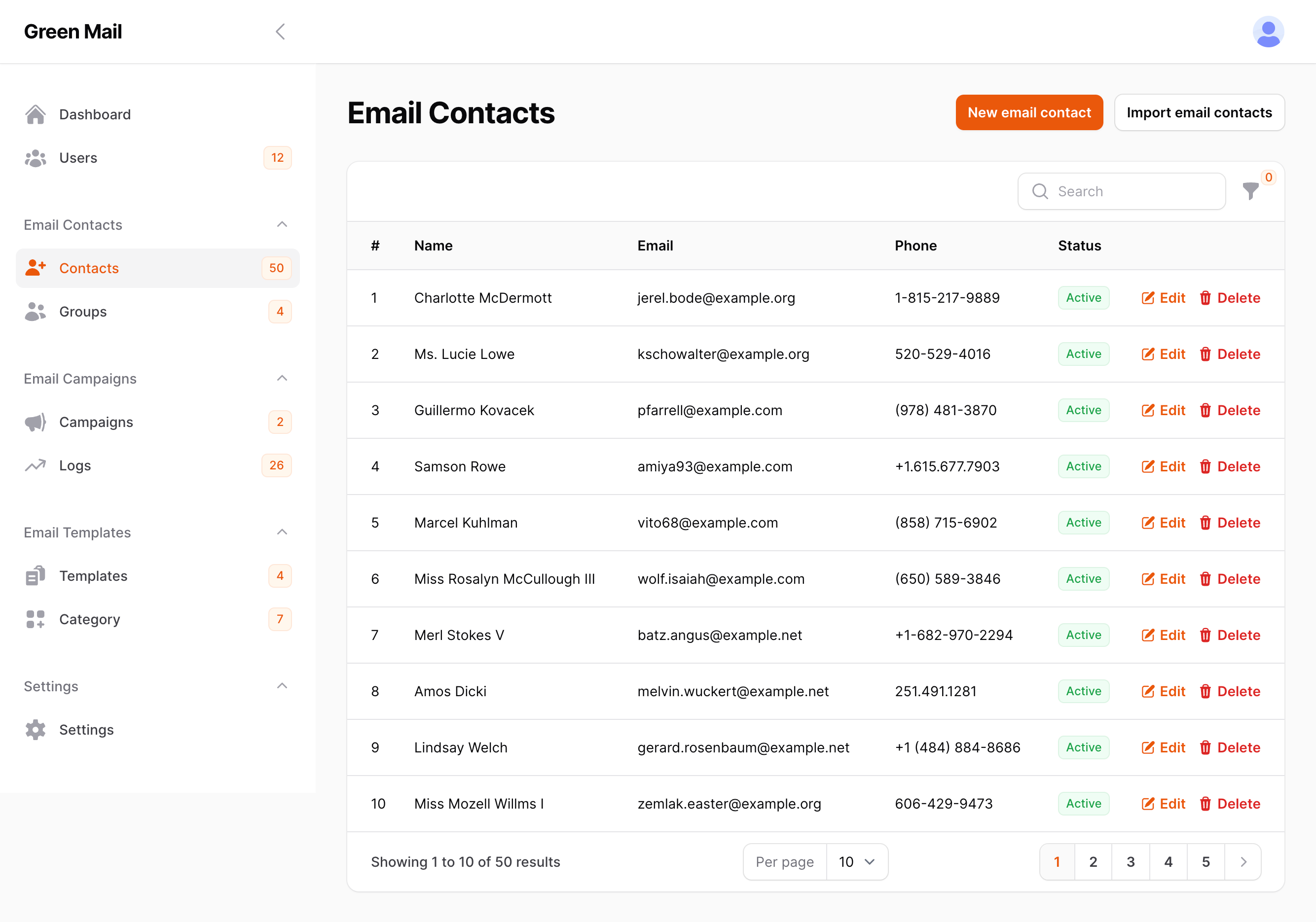 Efficiently manage your contacts for seamless email communication