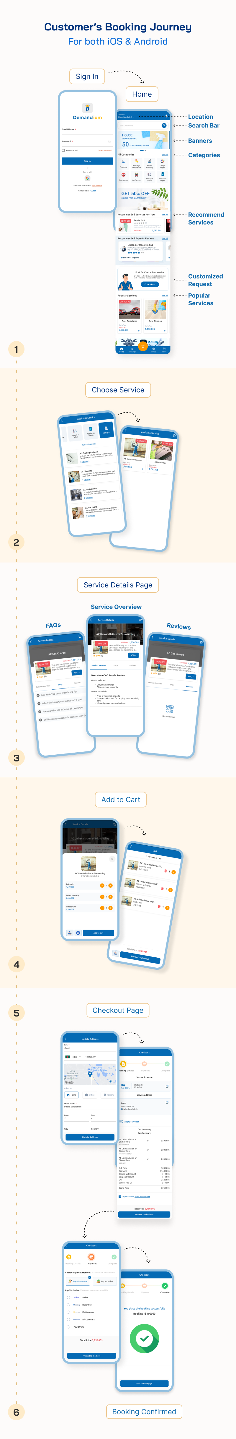 Demandium on-demand booking service platform