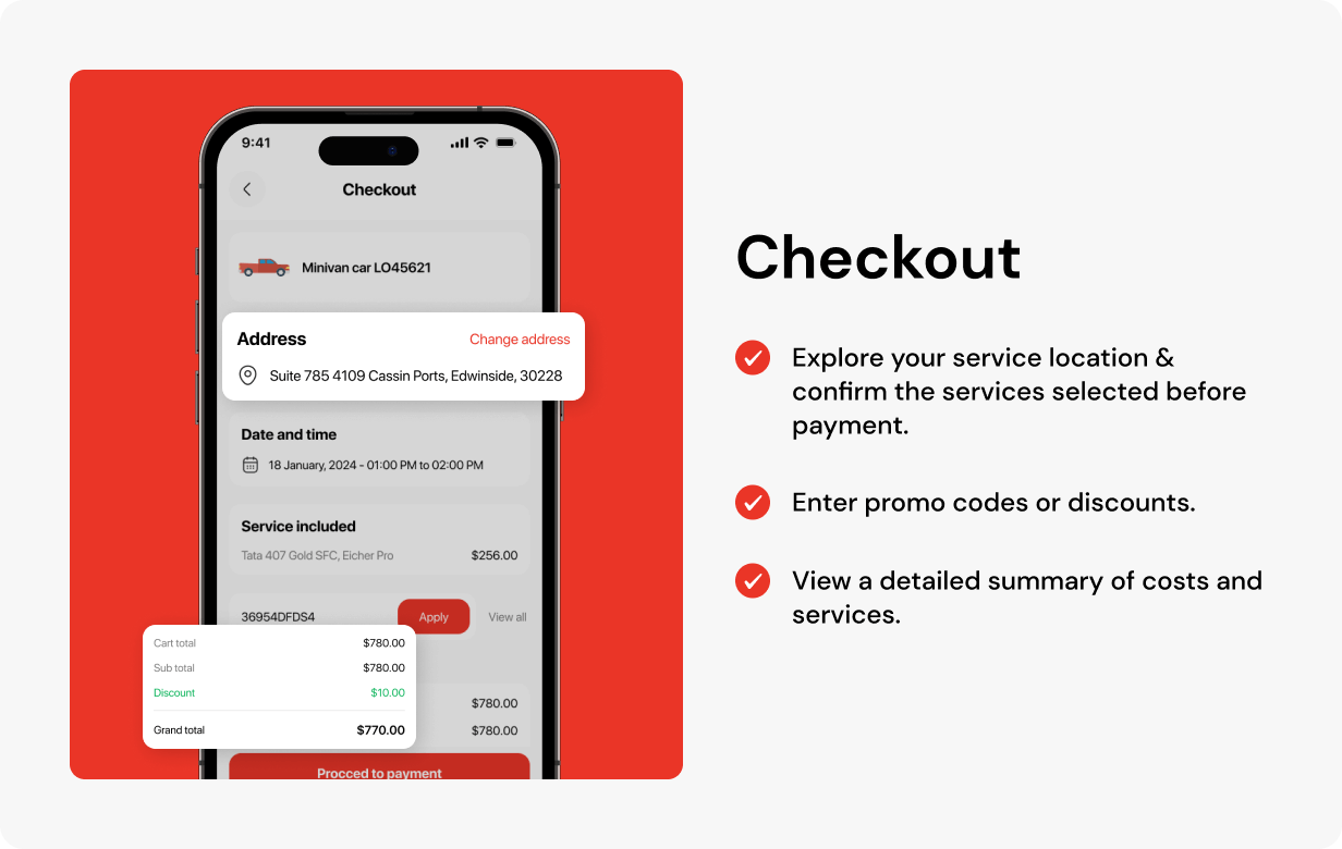 AutoCare: Car Service Full App in Flutter with NodeJs Backend | Service Booking App Template - 20