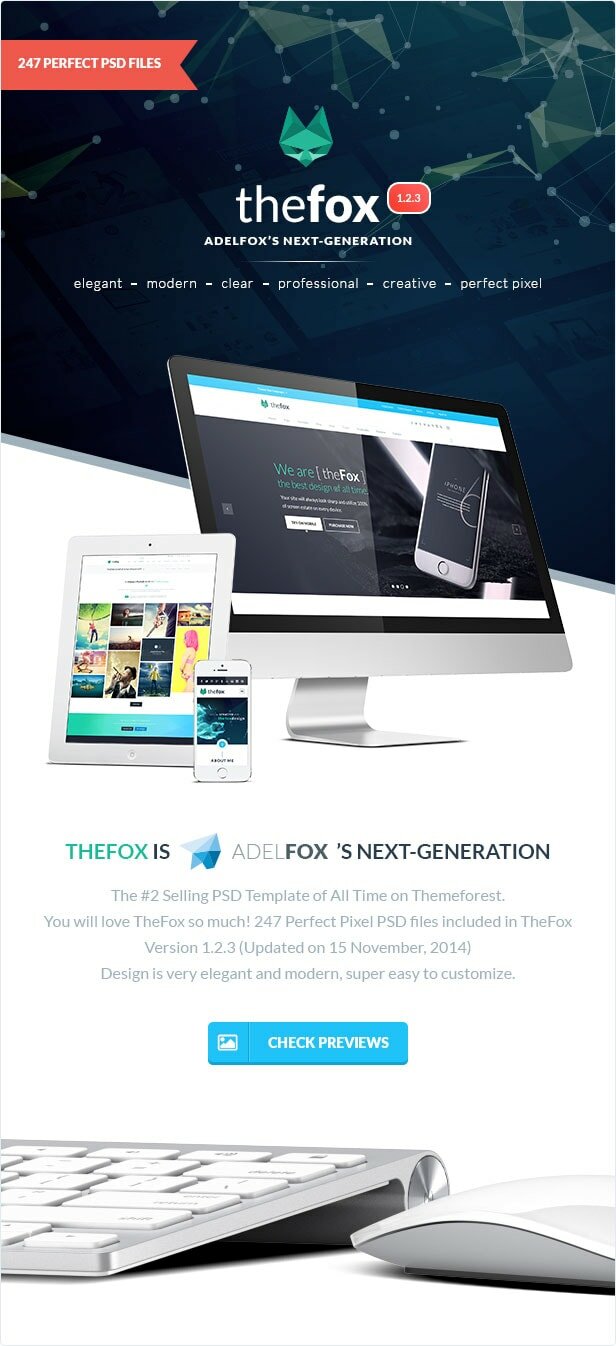 thefox best psd template download introduction
