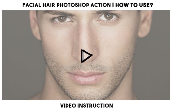 Facial Hair Photoshop Action - 1