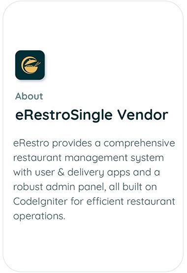 eRestro - Single Vendor Restaurant Flutter App | Food Ordering App with Admin Panel | Web Version - 14