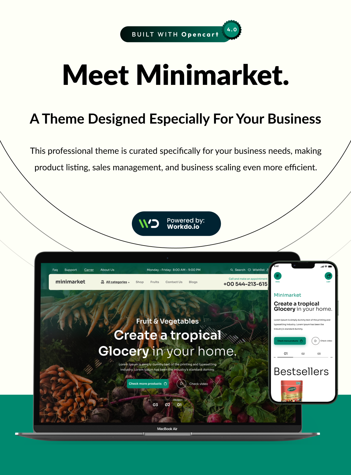 Minimarket - Snacks & Shopping OpenCart 4 Theme - 4