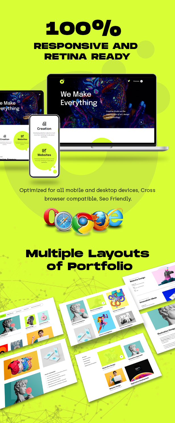 Onovo Portfolio Agency WordPress Theme - Description 3
